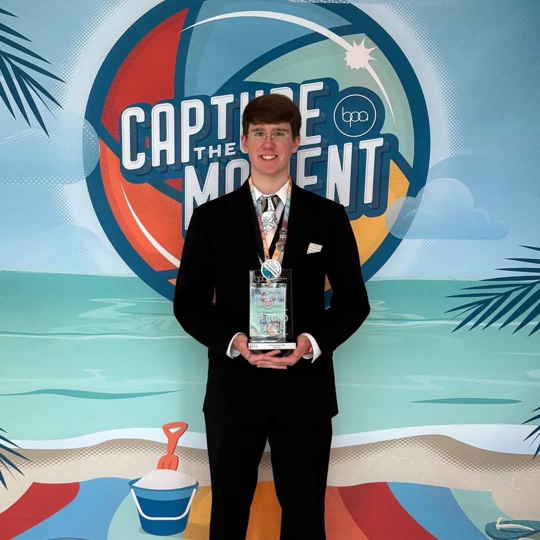 Me receiving an award